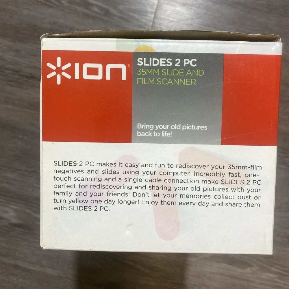 ION Slides 2 PC 35mm Slide and‎ Film Scanner New In Box
